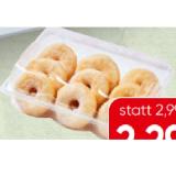 Mini Schoko, Mini Zucker oder Mini Party Donuts feine Hefe Donut SPAR 1 Packung