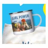 Hofer Fotos Emaille Tasse HOFER 1 Stück