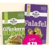 Bauck Mühle Bio-Falafel- und Burger-Fertigmischung versch. Sorten Denns BioMarkt 1 Packung