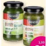 bio-verde Frischer Bio-Bärlauch oder Bio-Pesto Genovese Denns BioMarkt 165 Gramm 1 Glas