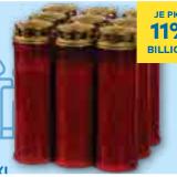Bild von T&G XL Wochenbrenner rot oder weiß T&G 9 Stück