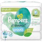 Pampers Harmonie Feuchttücher aqua 4 x 48 Stk. dm 1 Packung