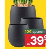 LUCA Pflanztopf „Grigio Ballon“ 42558245 BayWa 1 Stück