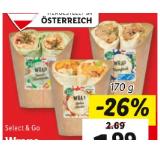 Select & Go Wraps versch. Sorten Lidl 170 Gramm 1 Packung