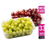 Trauben dunkel oder weiß kernlos Sutterlüty 500 Gramm 1 Becher