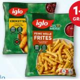 iglo Feine Welle Frites oder Backrohr Kroketten T&G 1 Packung