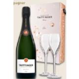 Promotion Bild von Taittinger Champagner Brut Reserve + 2 Gläser INTERSPAR 0.75 Liter 1 Flasche