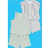 Promotion Bild von Up 2 Fashion Women Damen-Musselin-Pyjama HOFER 1 Set