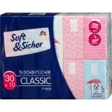 Soft & Sicher Taschentücher 4-lagig, div. Designs dm 30 Stück