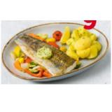 GEGRILLTES FISCHFILET mit Röstgemüse & Petersilerdäpfeln BILLA PLUS 1 Set