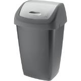 Promotion Bild von Tarrington House Schwingdeckeleimer Anthrazit 50l, B40 x H65 x T32 cm, Preisangabe ohne MwSt. (Preis inkl. MwSt. 17,99 €), METRO 1 Stück