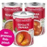 Inzersdorfer Gefüllte Paprika, Gulasch, Krautfleisch, Reisfleisch und Paprikahendl Sutterlüty 400 Gramm 1 Dose