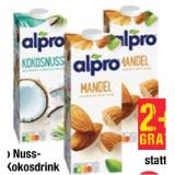 alpro Nuss- oder Kokosdrink versch. Sorten Maximarkt 1 Liter 1 Packung