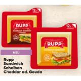 Rupp Sandwich Scheiben Cheddar od. Gouda BILLA PLUS 200 Gramm 1 Packung