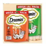 Dreamies Katzensnack Mega Pack Huhn oder Katzenminze Unimarkt 180 Gramm 1 Packung