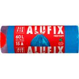 Alufix Müllsäcke mit Zugband Extrastark 60 l, Preisangabe ohne MwSt. (Preis inkl. MwSt. 3,11 €), METRO 1 Rolle