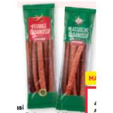 Stastnik Cabanossi Klassische Cabanossi, Käse Cabanossi, Feurige Cabanossi oder Puten Cabanossi Maximarkt 300 Gramm 1 Packung