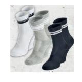 Crane Damen-/Herren-Tennissocken 3 Paar versch. Modelle HOFER 1 Packung