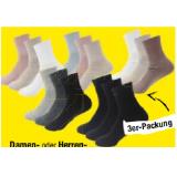 Damen- oder Herren-Diabetiker-Socken 3er-Packung Maximarkt 1 Packung