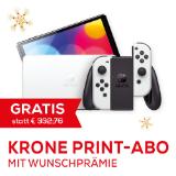 Promotion Bild von Krone-Print-Abo inkl. Nintendo Switch-Oled-Modell, Weihnachtsprämie, Krone Vorteilswelt 1 Stück