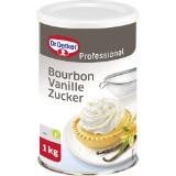 Dr. Oetker Vanillezucker Bourbon, Preisangabe ohne MwSt. (Preis inkl. MwSt. 26,39 €), METRO 1 Kilogramm 1 Dose