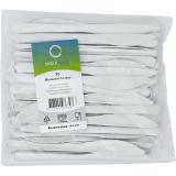 PapStar PP Messer weiß 18,5cm, Preisangabe ohne MwSt. (Preis inkl. MwSt. 4,85 €), METRO 50 Stück 1 Packung