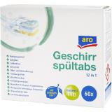 Promotion Bild von aro  Geschirrspültabs 12in1, Preisangabe ohne MwSt. (Preis inkl. MwSt. 4,79 €), METRO 60 Stück