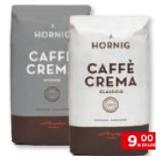 Promotion Bild von J. Hornig Caffe Crema ganze Bohne Unimarkt 1 Kilogramm 1 Packung