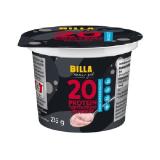 BILLA immer gut Protein-Topfencreme Erdbeere od. Vanille-Schoko BILLA PLUS 235 Gramm 1 Becher