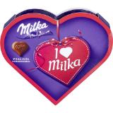 Milka I Love Milka Pralinés Haselnusscrème, Preisangabe ohne MwSt. (Preis inkl. MwSt. 2,81 €), METRO 44 Gramm 1 Packung