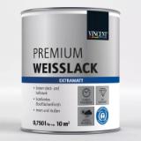 VINCENT Premium Weißlack, extramatt 110658 HELLWEG 750 Milliliter 1 Dose
