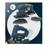 Ferrex 20 V Stitchsäge/3in1 Schleifer HOFER 1 Stück