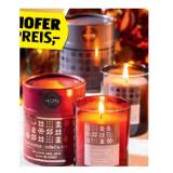 Home Creation Kerze in Edler Geschenkbox versch. Farben und Modelle HOFER 1 Stück