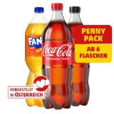 Coca-Cola Original od. Zero od. Fanta Penny 1 Liter 1 Flasche