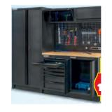 Werkstatteinrichtung EOS Blackline 1 Metall Werkstattschrank HOFER 1 Stück