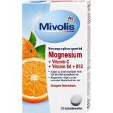 Mivolis Magnesium + VitaminC + VitaminB6 + B12 Lutschtabletten dm 30 Stück