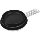 Metro Professional Pfannenset Edelstahl 3-tlg., Preisangabe ohne MwSt. (Preis inkl. MwSt. 60,00 €), METRO 1 Set