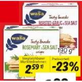 Wasa Tasty Snacks Crisps versch. Sorten Lidl 190 Gramm 1 Packung