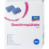Promotion Bild von aro  Geschirrspültabs 8in1, Preisangabe ohne MwSt. (Preis inkl. MwSt. 7,79 €), METRO 100 Stück