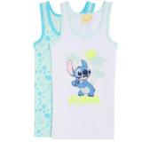 Disney Stitch Kinder Unterhemden neon blau verschiedene Designs KiK 2 Stück