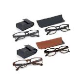 Premium Lesebrille Dioptrien: +1,0 bis +3,5 Plastikrahmen, Acryllinsen HOFER 1 Stück