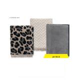 Home Creation Kuscheldecke mit Fransen HOFER 1 Stück