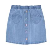 Kinder Jeansrock mit feinen Streifen KiK 1 Stück