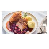 1/4 Ente mit Kartoffelknödeln und Apfelrotkraut INTERSPAR 1 Set