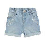 Kinder Jeans-Shorts mit Stickereien KiK 1 Stück