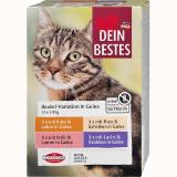 Promotion Bild von Dein Bestes Katzennassfutter div. Sorten dm 12 Stück 1 Packung