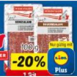Promotion Bild von Wiesentaler Bauern- oder Bergsalami Lidl APP Preis 100 Gramm 1 Packung