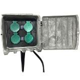 Flector Steckdosenstein 4-fach 501412 HELLWEG 1 Stück