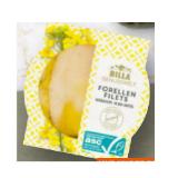 BILLA GENUSSWELT Forellenfilets geräuchert ASC in Bio-Rapsöl BILLA 120 Gramm 1 Dose