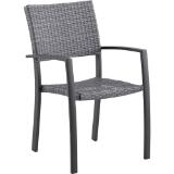 Metro Professional Alu-Rattan Stuhl Balsario, Preisangabe ohne MwSt. (Preis inkl. MwSt. 52,00 €), METRO 1 Stück